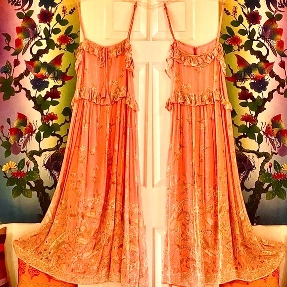 πΊπHPππΊ NWOT Spell & The Gypsy Hendrix Strappy Maxi Dress - Picture 14 of 16